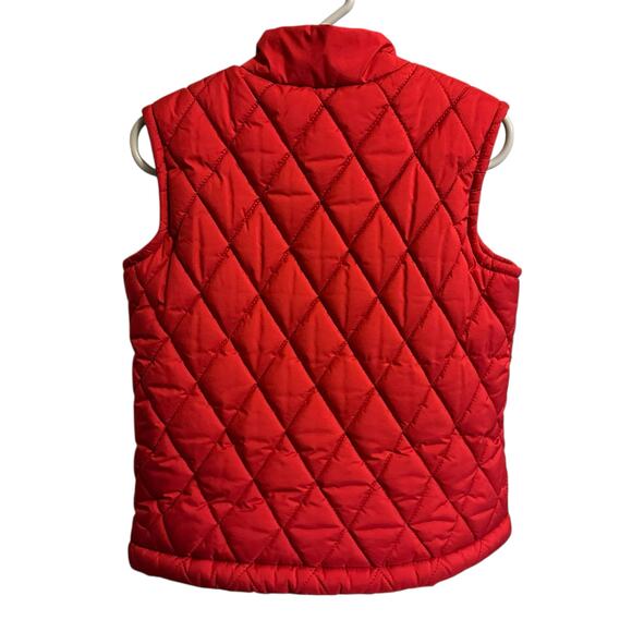 JANIE AND JACK Red Quilted Puffer Vest Unisex Kids Size 2T Holiday Layering - Picture 3 of 6